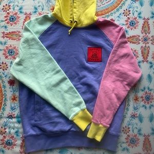 Teddy Fresh Colorblock Hoodie Size S